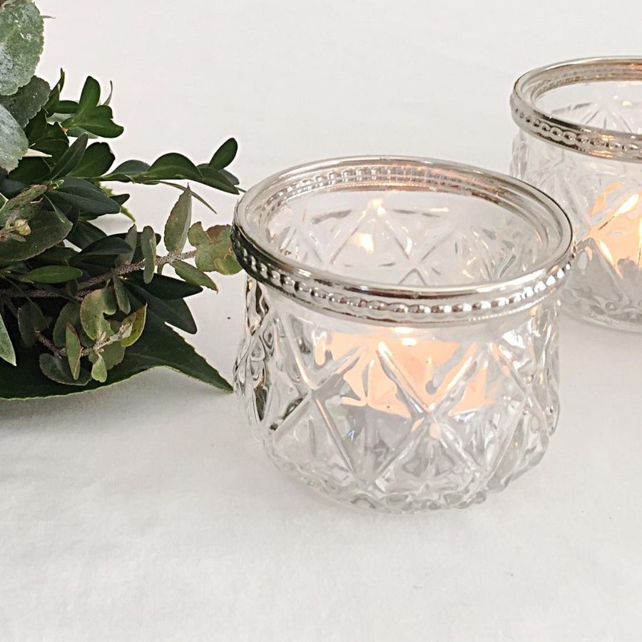 styling decor glass votive candles