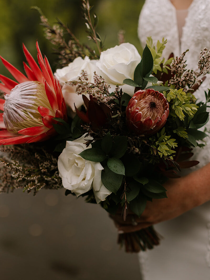 native wedding bouquet