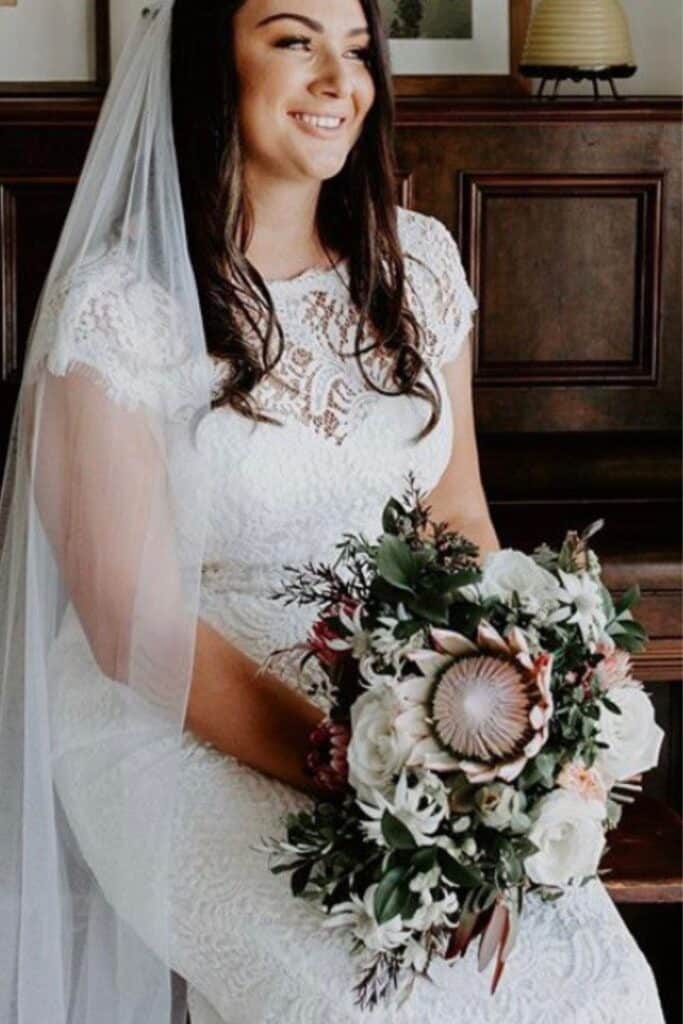 Native flowers wedding bouquet